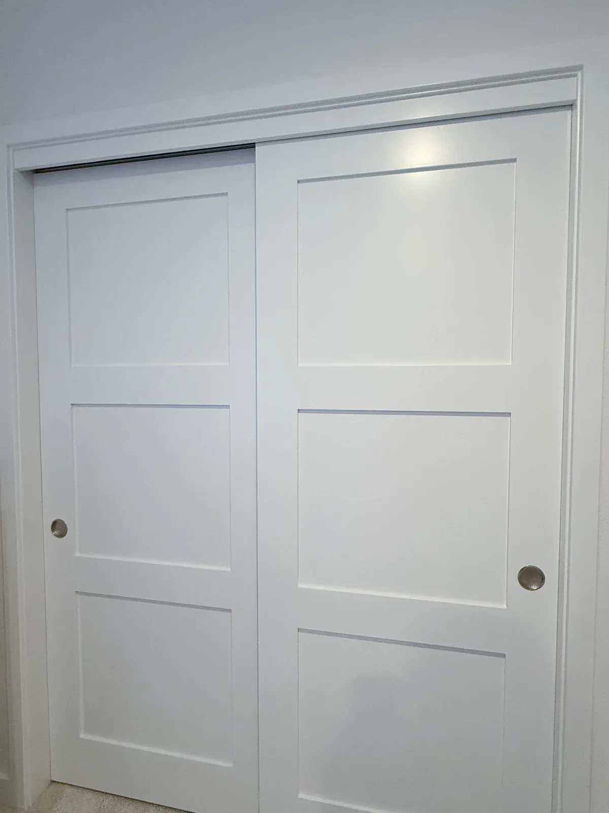 New interior doors in the Kirkland whole home remodel