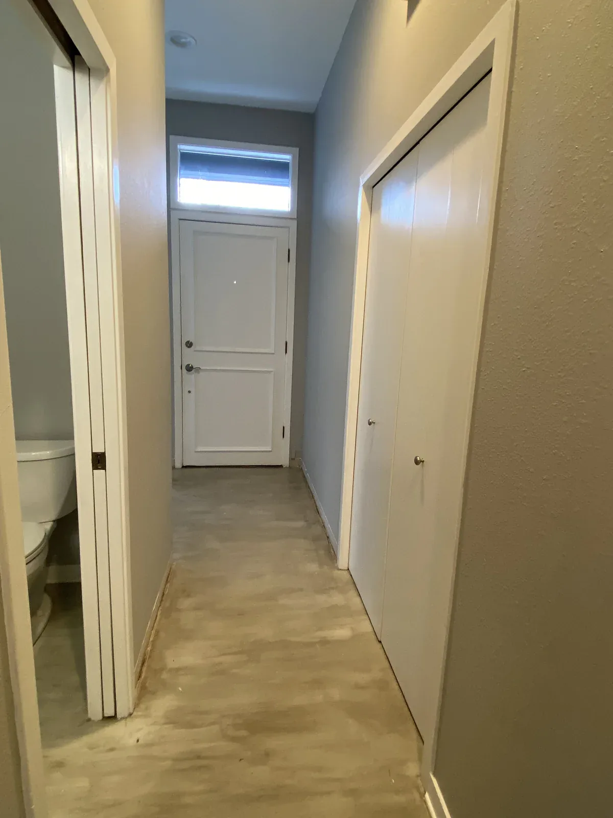 Entry hall and storage before the Kirkland whole home remodel