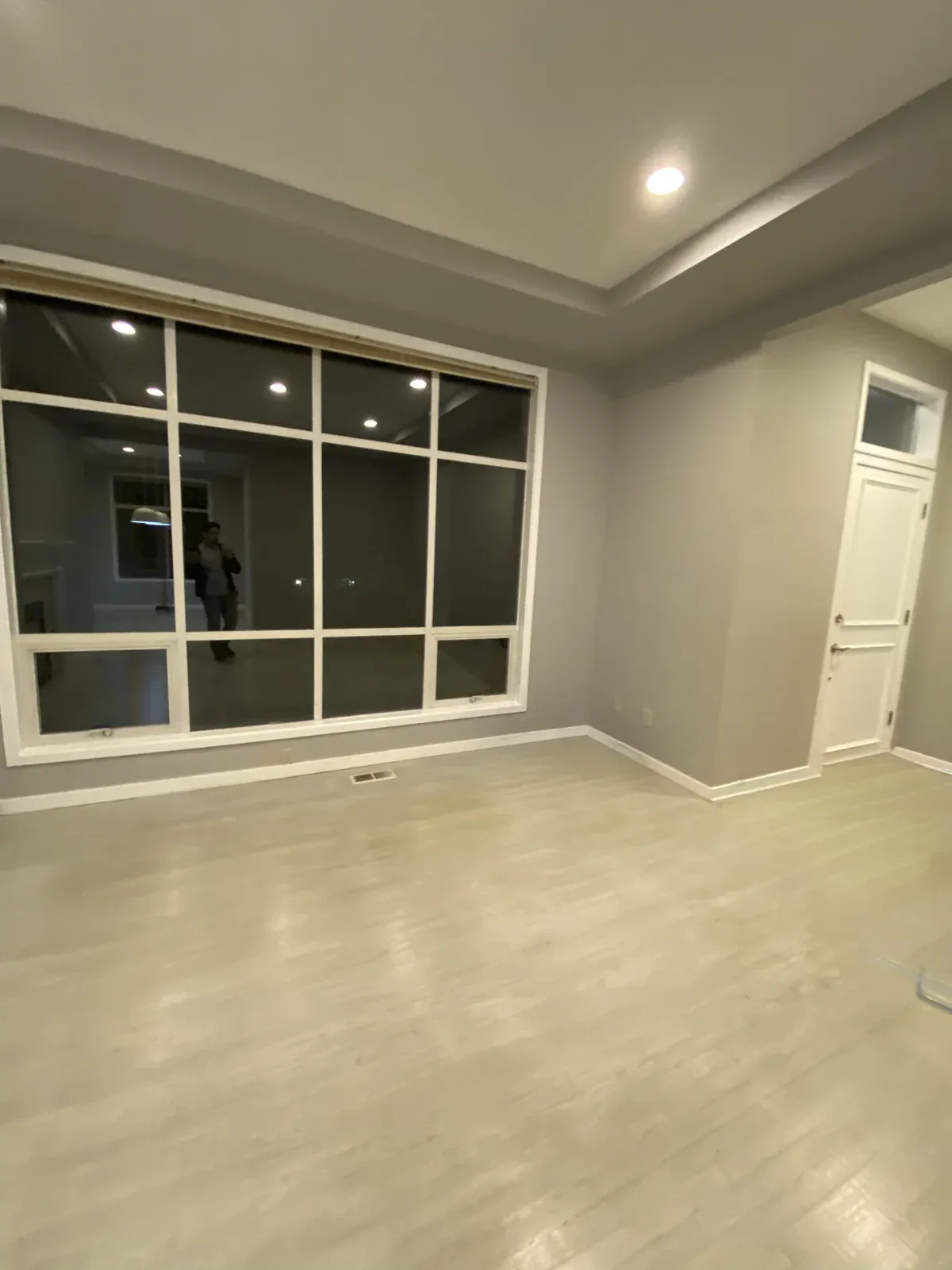 Lower-level room before the Kirkland whole home remodel