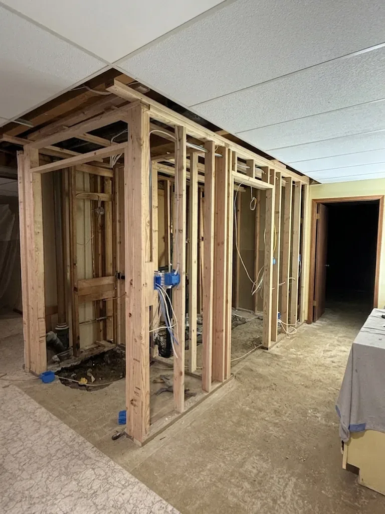 Reframing in progress in Kirkland, WA