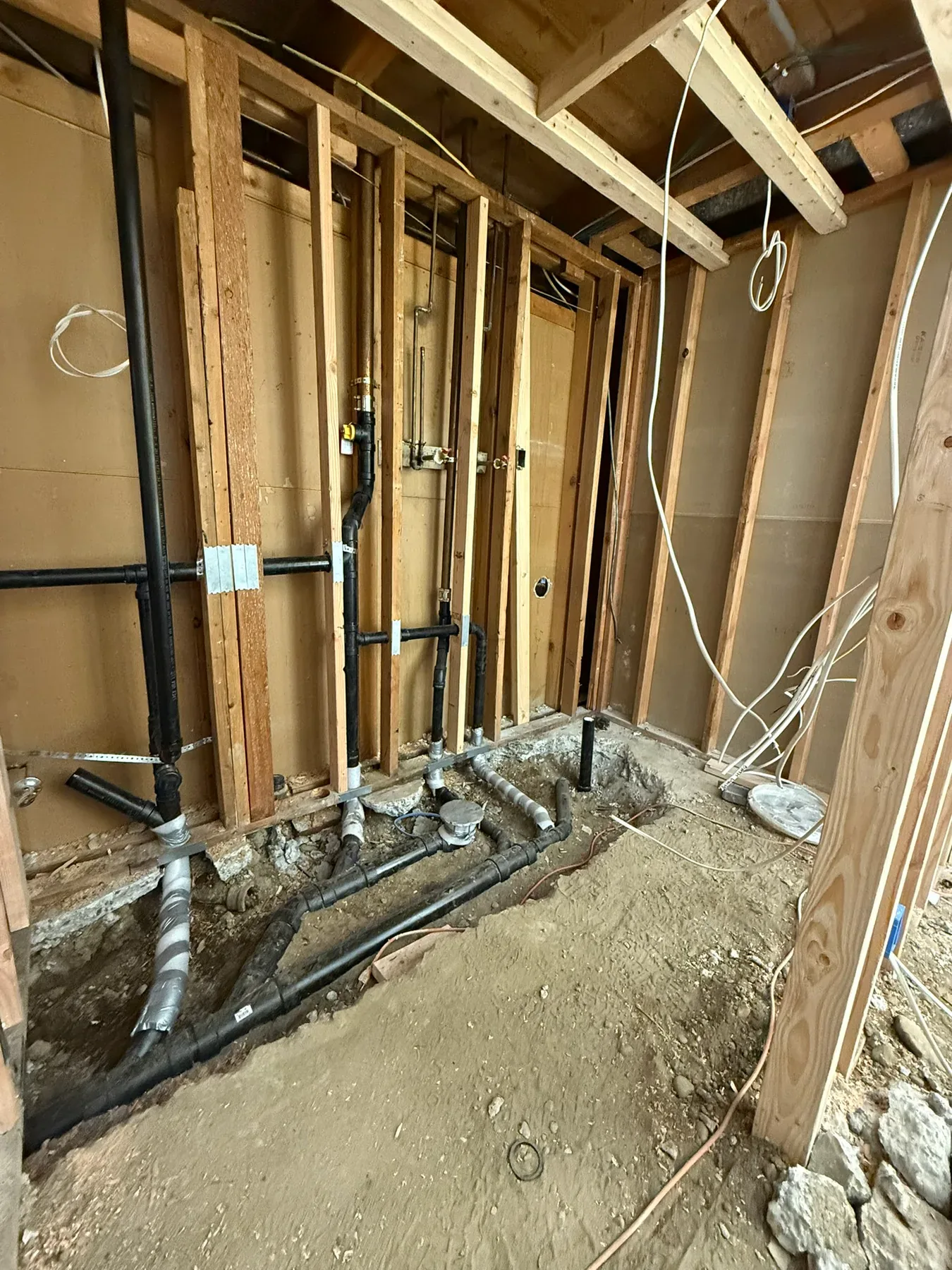 Utility work in progress in Kirkland, WA