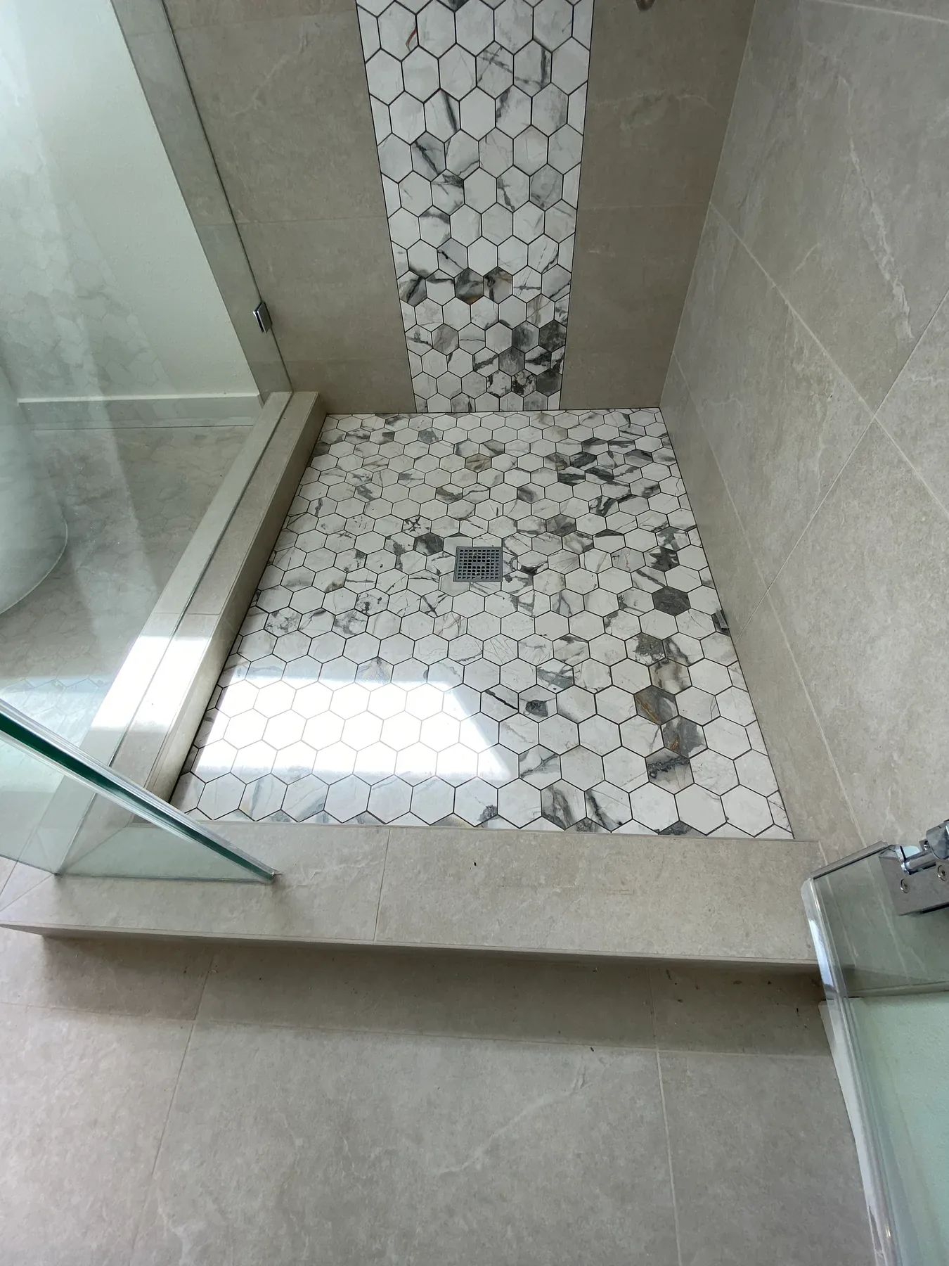 Finished primary bathroom in Kirkland, WA, view 5