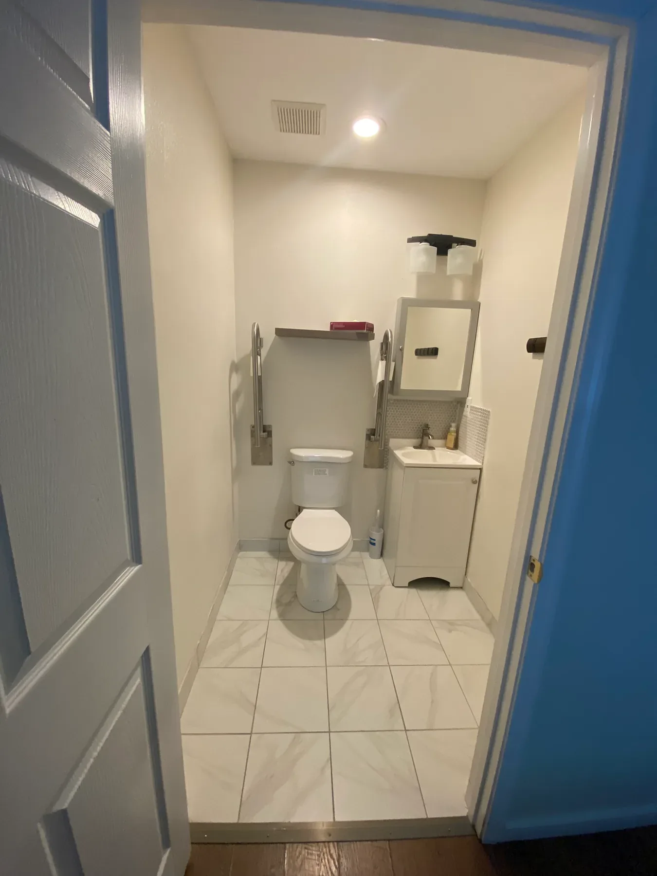 Existing accessible bathroom in Sammamish, WA, view 1