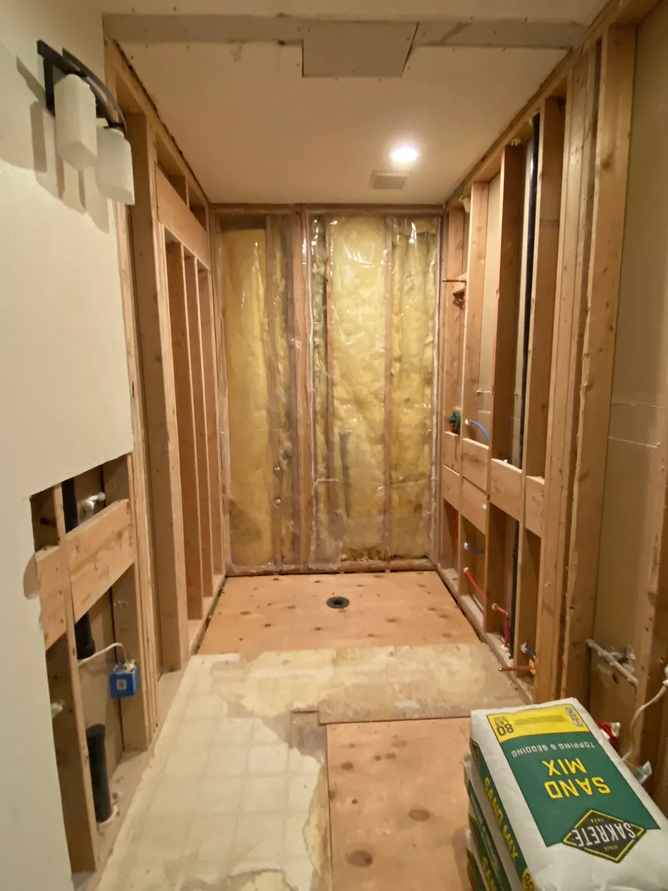 Demolition in progress in Sammamish, WA