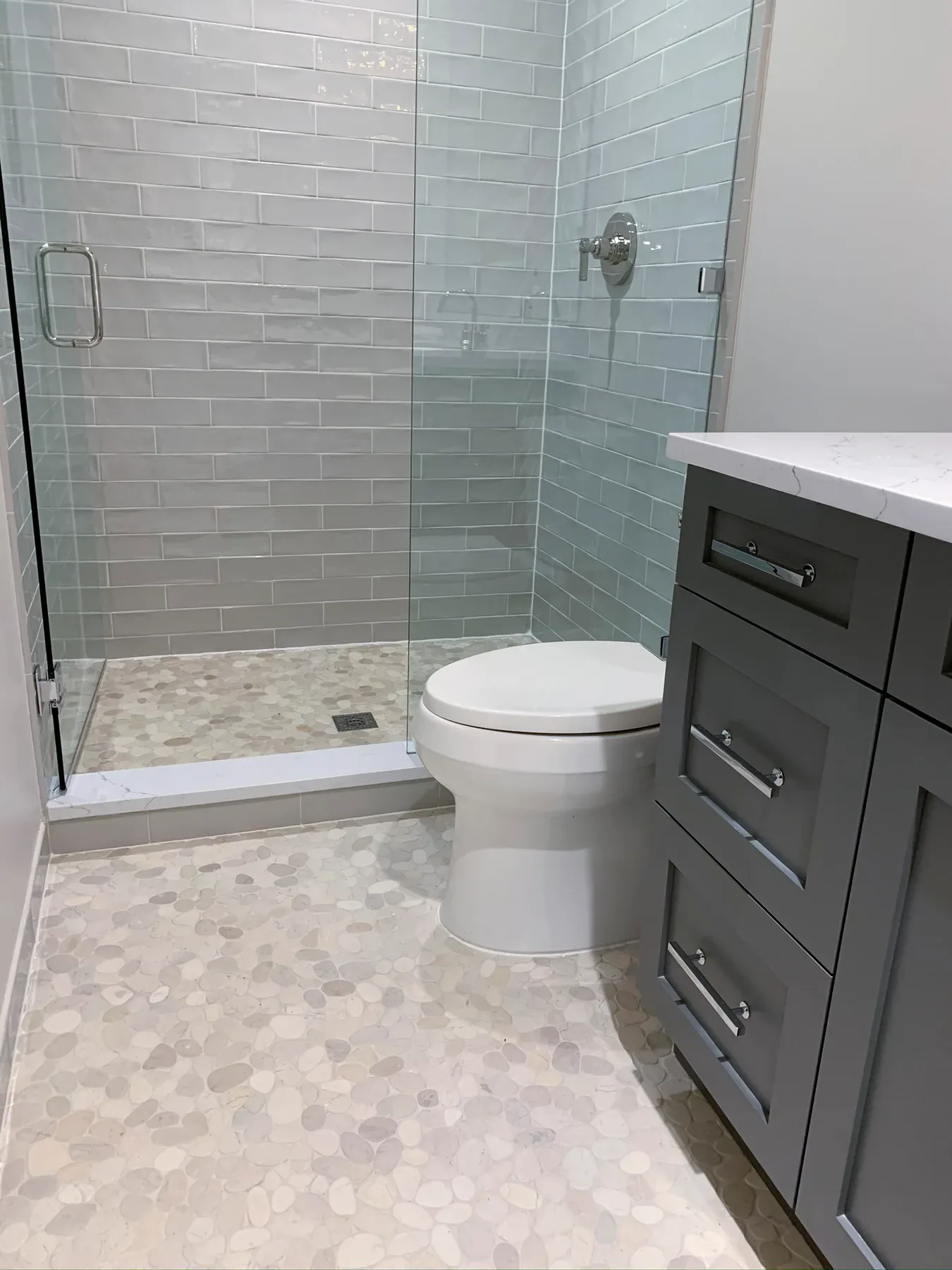 Finished bathroom in Greater Seattle Area