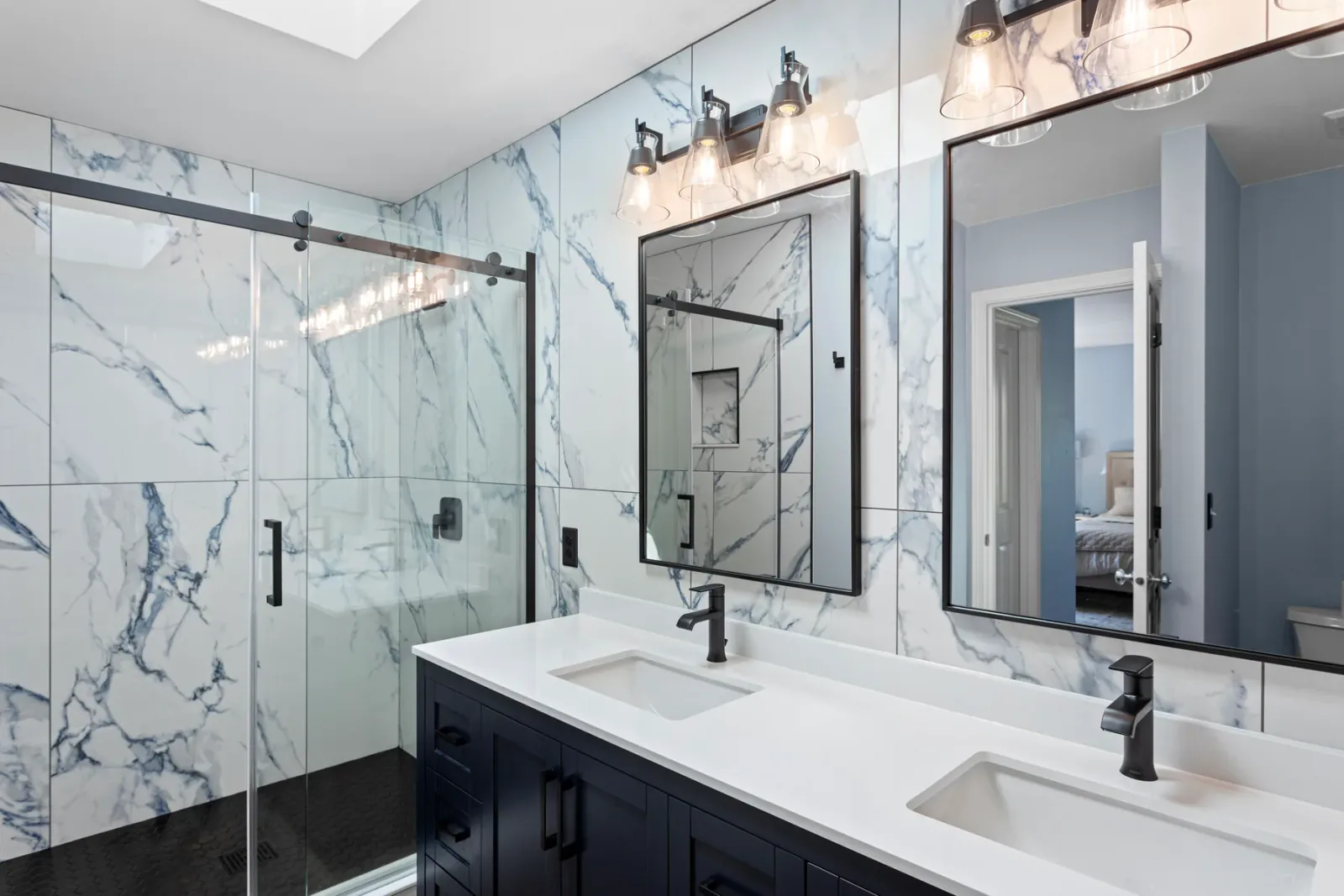 Completed bathroom in Snohomish, WA