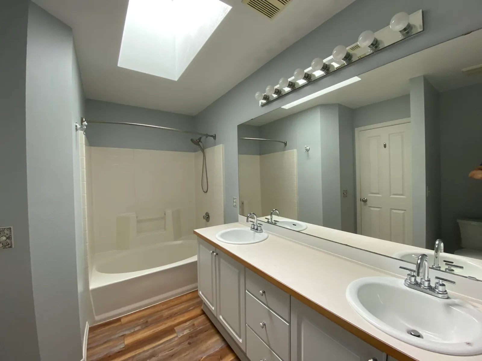 Before view of the bathroom in Snohomish, WA